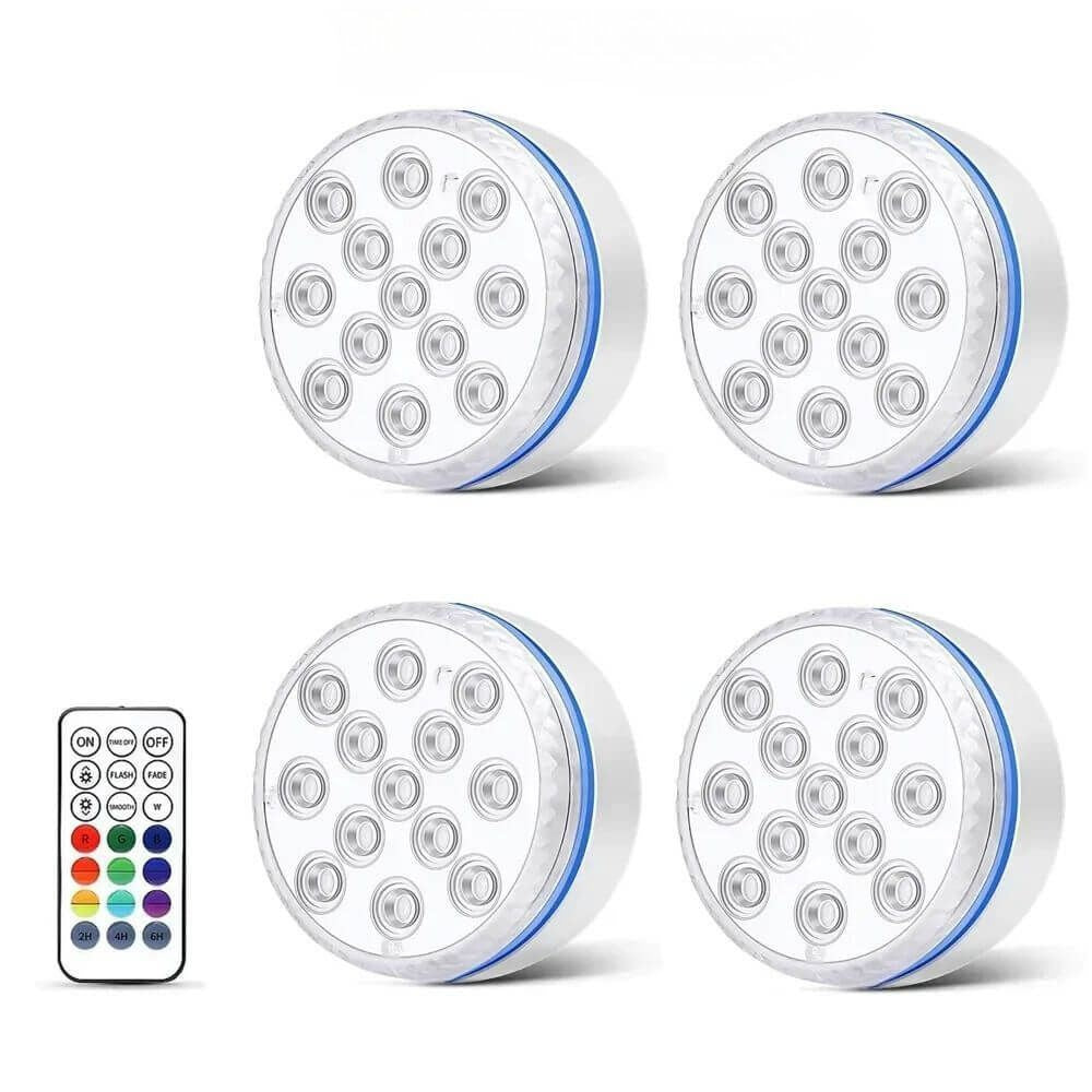 Luminária Led de Piscina RGB com Ventosas - Swanlight