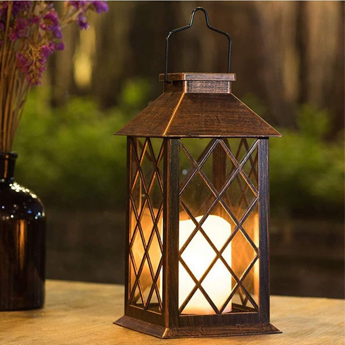 Luminária Retrô - Decoração para Exteriores