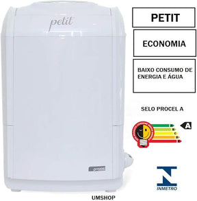 Mini Lavadora de Roupas Portátil 110v/220v Até 1,2kg de Roupas Com 5 Modos de Lavagem e Baixo Consumo de Energia e Água