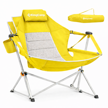 Cadeira de Balanço Portátil  Com Apoio Para os Pés–  Conforto Máximo em Qualquer Lugar - Suporta até 180kg + Bolsa Premium