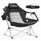 Cadeira de Balanço Portátil  Com Apoio Para os Pés–  Conforto Máximo em Qualquer Lugar - Suporta até 180kg + Bolsa Premium